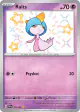 Ralts 153/091 Shiny Rare card from Paldean Fates