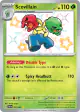 Scovillain 107/091 Shiny Rare card from Paldean Fates