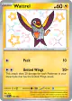 Wattrel 145/091 Shiny Rare card from Paldean Fates