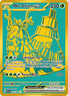 Wo-Chien ex 240/091 Hyper Rare card from Paldean Fates
