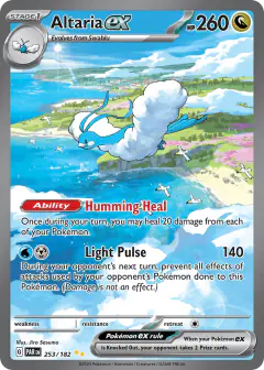 Altaria ex 253/182 Special Illustration Rare card from Paradox Rift