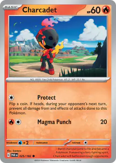 Charcadet 025/182 Common card from Paradox Rift