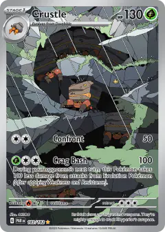 Crustle 183/182 Illustration Rare card from Paradox Rift