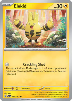 Elekid 059/182 Common card from Paradox Rift