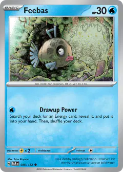 Feebas 035/182 Common card from Paradox Rift