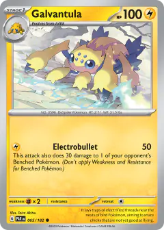 Galvantula 065/182 Common card from Paradox Rift