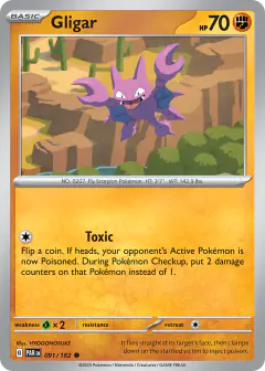 Gligar 091/182 Common card from Paradox Rift