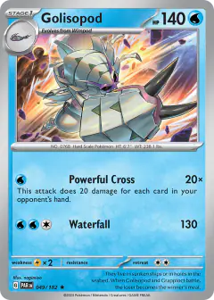 Golisopod 049/182 Rare card from Paradox Rift