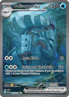 Golisopod ex 246/182 Special Illustration Rare card from Paradox Rift