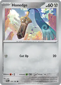 Honedge 130/182 Common card from Paradox Rift