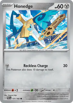 Honedge 131/182 Common card from Paradox Rift