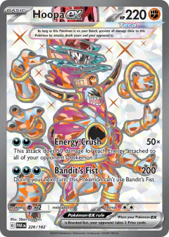 Hoopa ex 226/182 Ultra Rare card from Paradox Rift