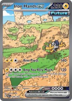 Iron Hands ex 248/182 Special Illustration Rare card from Paradox Rift