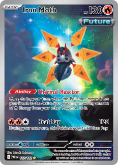 Iron Moth 187/182 Illustration Rare card from Paradox Rift