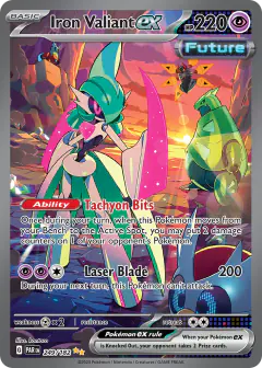 Iron Valiant ex 249/182 Special Illustration Rare card from Paradox Rift