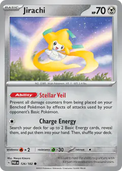 Jirachi 126/182 Common card from Paradox Rift