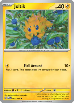 Joltik 064/182 Common card from Paradox Rift