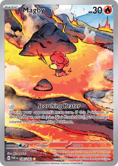 Magby 186/182 Illustration Rare card from Paradox Rift