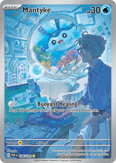 Mantyke 189/182 Illustration Rare card from Paradox Rift