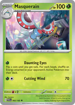 Masquerain 002/182 Uncommon card from Paradox Rift