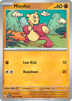 Mienfoo 096/182 Common card from Paradox Rift