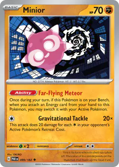 Minior 099/182 Uncommon card from Paradox Rift