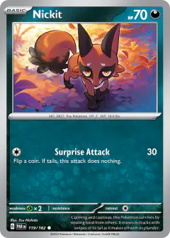 Nickit 119/182 Common card from Paradox Rift