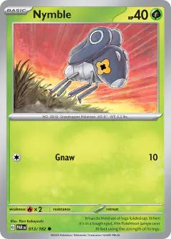 Nymble 013/182 Common card from Paradox Rift