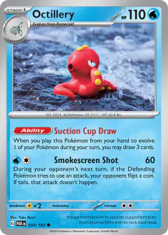Octillery 034/182 Common card from Paradox Rift