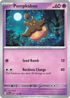 Pumpkaboo 077/182 Common card from Paradox Rift