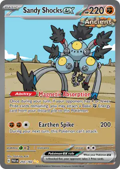 Sandy Shocks ex 250/182 Special Illustration Rare card from Paradox Rift