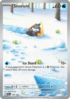Snorunt 188/182 Illustration Rare card from Paradox Rift