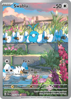 Swablu 213/182 Illustration Rare card from Paradox Rift