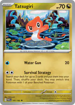 Tatsugiri 141/182 Uncommon card from Paradox Rift
