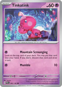 Tinkatink 082/182 Common card from Paradox Rift