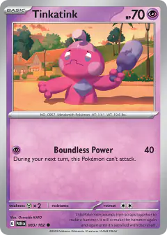Tinkatink 083/182 Common card from Paradox Rift