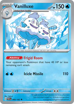 Vanilluxe 045/182 Uncommon card from Paradox Rift