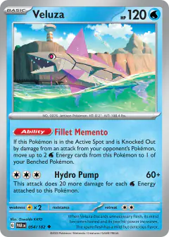 Veluza 054/182 Uncommon card from Paradox Rift