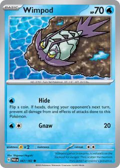 Wimpod 047/182 Common card from Paradox Rift