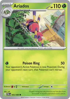 Ariados 002/088 Common card from Perfect Order