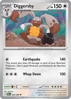 Diggersby 065/088 Uncommon card from Perfect Order