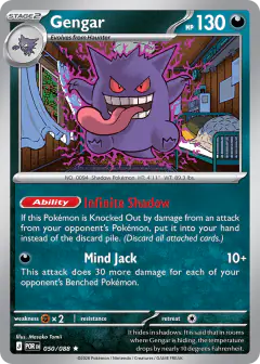 Gengar 050/088 Rare card from Perfect Order
