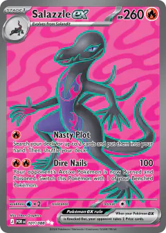 Salazzle ex 101/088 Ultra Rare card from Perfect Order