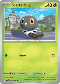 Scatterbug 007/088 Common card from Perfect Order