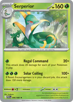 Serperior 006/088 Rare card from Perfect Order