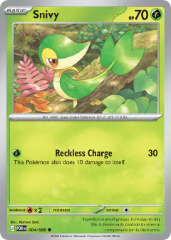 Snivy 004/088 Common card from Perfect Order
