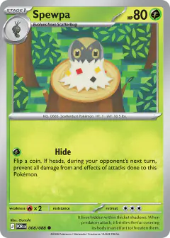 Spewpa 008/088 Common card from Perfect Order