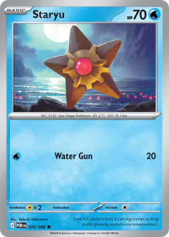 Staryu 020/088 Common card from Perfect Order
