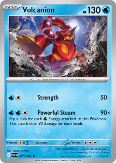 Volcanion 025/088 Uncommon card from Perfect Order