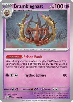 Brambleghast 047/94 Uncommon card from Phantasmal Flames
